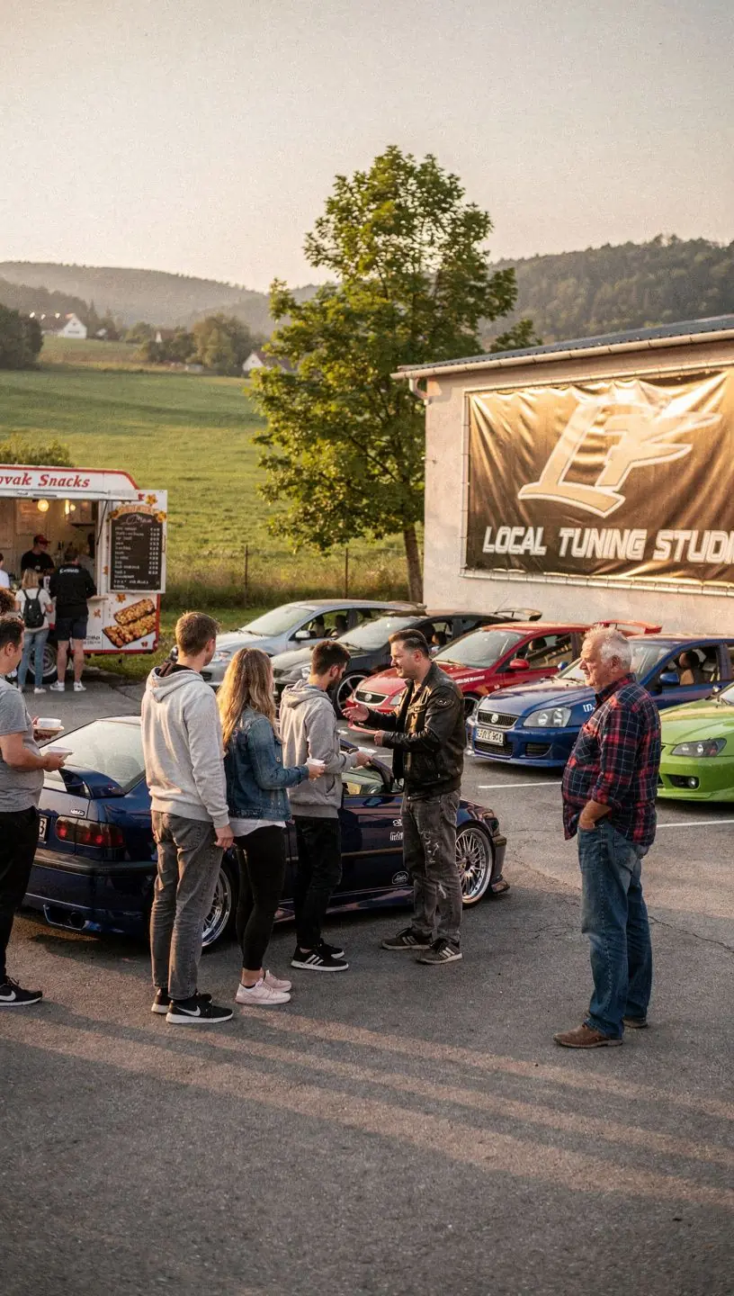 Detailný záber na športové disky a brzdy prispôsobené pre zvýšený výkon vozidla